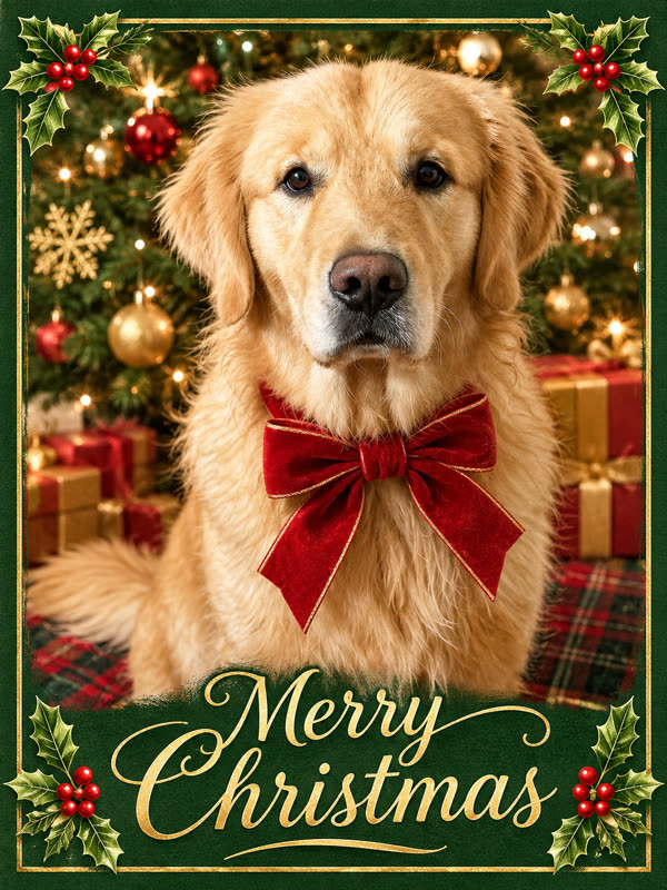 Pet photo card
